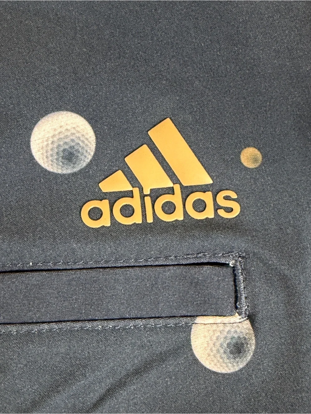 adidas Navy Blue Golf Ball‎ Print Flat Front Men's Shorts